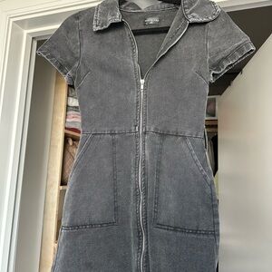 White Fox Boutique Gray Mini Dress